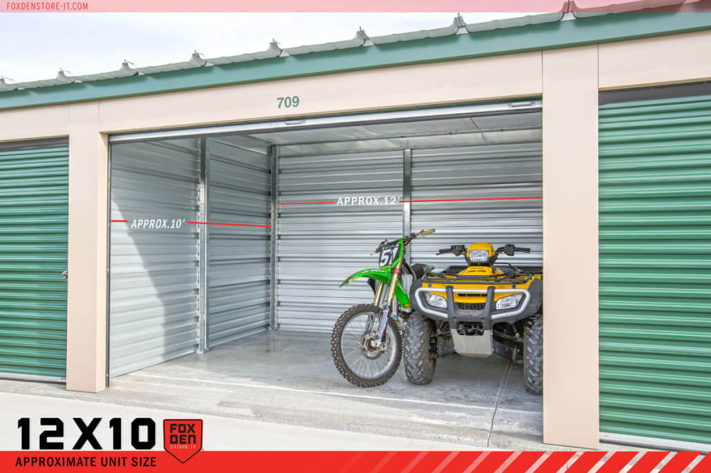 12 x 10 ATV Storage Unit in Moon Meadows, Rapid City, SD