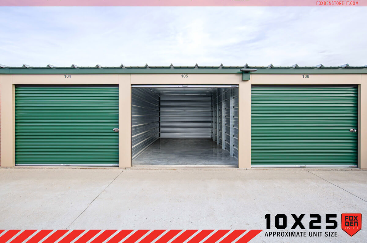 10 x 25 Storage Unit in Edgerton, WI