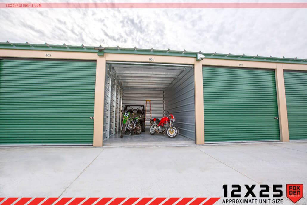 12 x 25 Storage Unit in Janesville, WI on HWY 14