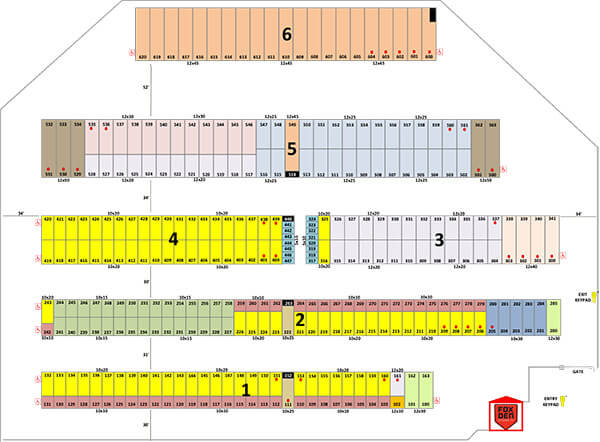 Storage Unit layout Summerset, SD